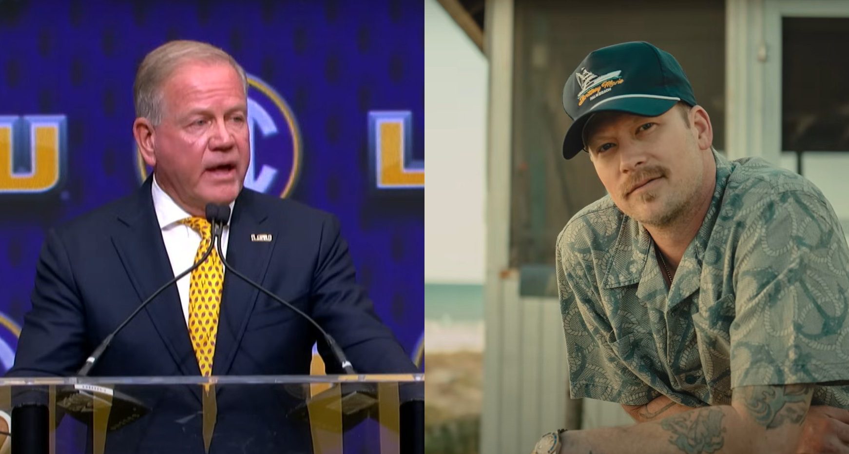 Dabo Swinney Got LSU Head Coach, Brian Kelly, Mixed Up With Former Florida Georgia Line Member, Brian Kelley, In Hilarious Story
