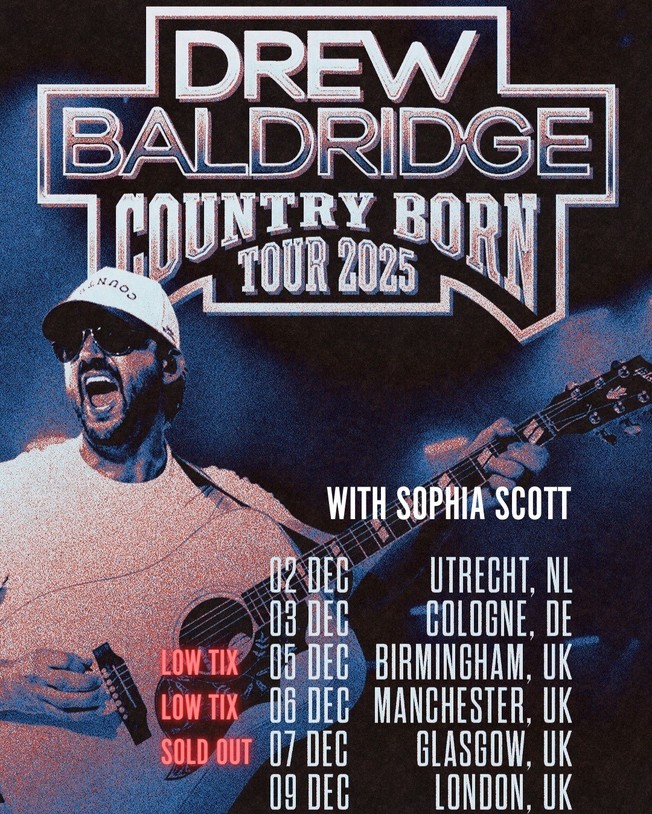 DREW BALDRIDGE ENTERS A SEASON OF FIRSTS WITH SOLD-OUT HEADLINE SHOW, AUSTRALIAN TOUR, ACTING DEBUT AND MACY’S THANKSGIVING DAY PARADE PERFORMANCE