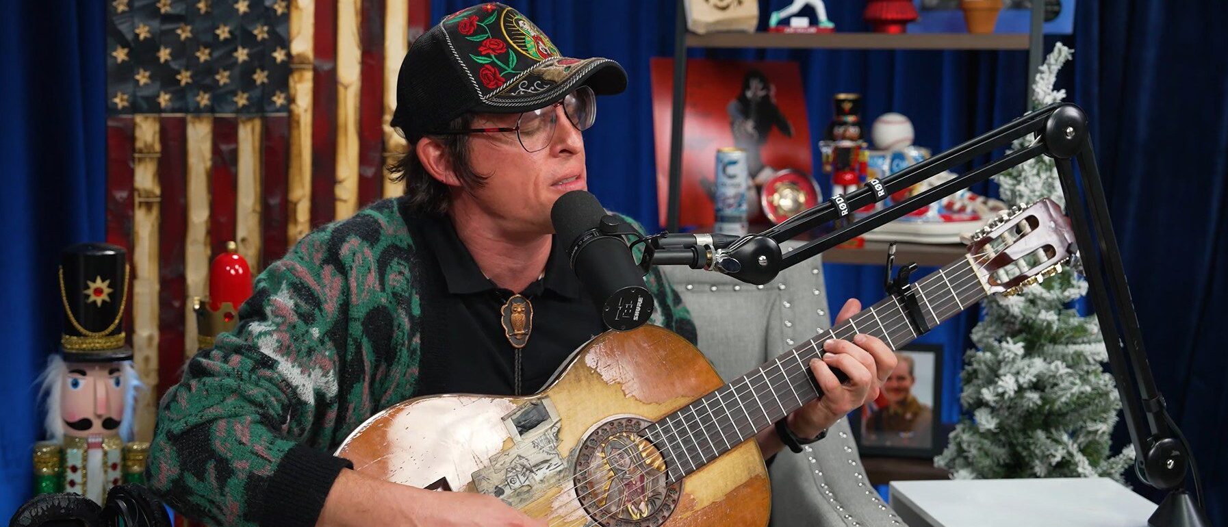 Stephen Wilson Jr. Delivers Haunting Acoustic Performance Of “Grief Is Only Love” On Theo Von’s Podcast