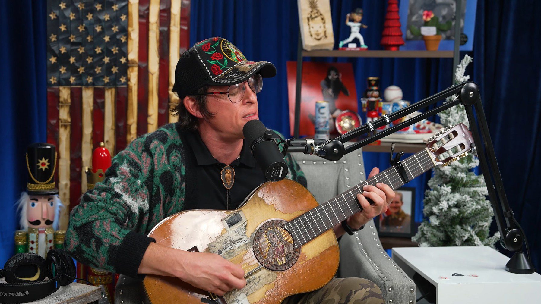 Stephen Wilson Jr. Delivers Haunting Acoustic Performance Of “Grief Is Only Love” On Theo Von’s Podcast